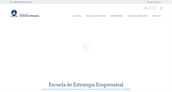 Desktop Screenshot of escueladeestrategia.com